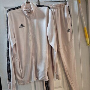 ADIDAS TRACK SUIT JACKET & PANTS SET SIZE MEDIUM
